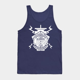 Philadelphia Experiment White USS Eldridge 174 Conspiracy Tank Top